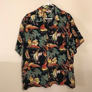 Sun Surf Rayon Short Sleeves Hawaiian Shirt XL